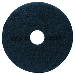 3M Low-Speed High Productivity 5300 Floor Pads, 14" Diameter, Blue, 5/Carton (530014IN)