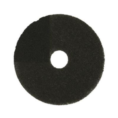 3M Low-Speed High Productivity 7300 Floor Pads, 13" Diameter, Black, 5/Carton (730013)