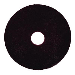 Scotch-Brite Surface Preparation Pad Plus, 16" Diameter, Maroon, 5/Carton (SPPP16)