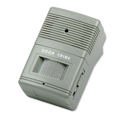 Tatco Visitor Arrival/Departure Chime, Battery Operated, 2.75 x 2 x 4.25, Gray (15300)