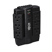 Tripp Lite Protect It! Surge Protector, 6 Rotatable Outlets, Direct-Plug In, 1500 Joules (SWIVEL6)
