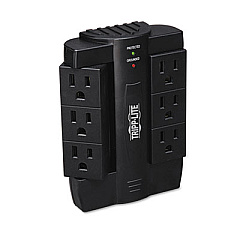 Tripp Lite Protect It! Surge Protector, 6 Rotatable Outlets, Direct-Plug In, 1500 Joules (SWIVEL6)