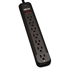 Tripp Lite Protect It! Surge Protector, 7 Outlets, 12 ft Cord, 1080 Joules, Black (TLP712B)