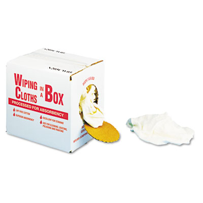General Supply Multipurpose Reusable Wiping Cloths, Cotton, 5 lb Box, Assorted Sizes and Colors (N205CW05)