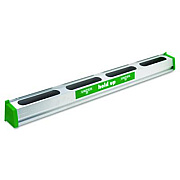 Unger Hold Up Aluminum Tool Rack, 36w x 3.5d x 3.5h, Aluminum/Green (HU900)