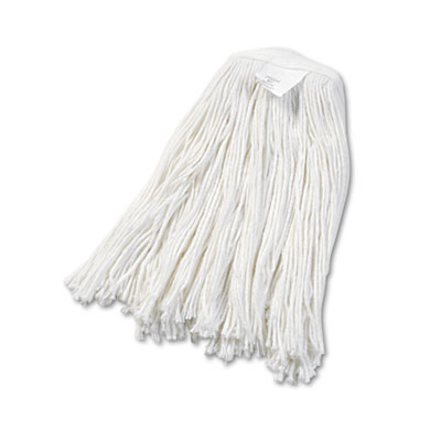 Boardwalk Cut-End Wet Mop Head, Rayon, #20, White, 12/Carton (2020RCT)