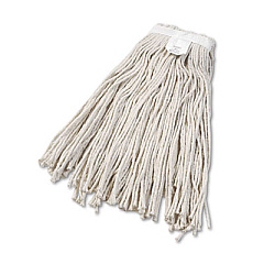Boardwalk Cut-End Wet Mop Head, Cotton, #24, White (2024CEA)