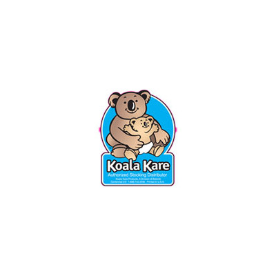 Koala Kare 825 Front Label for KB100, KB101, 10 x 11.13, Blue/Brown/White/Black